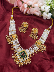 Rajwadi Premium Necklace with earrings